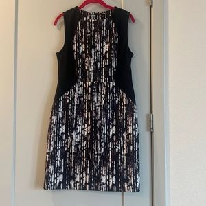 Black patterned dress